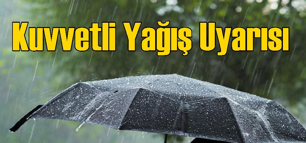 Tarsus ve Mersin İçin Kuvvetli Yağış Uyarısı