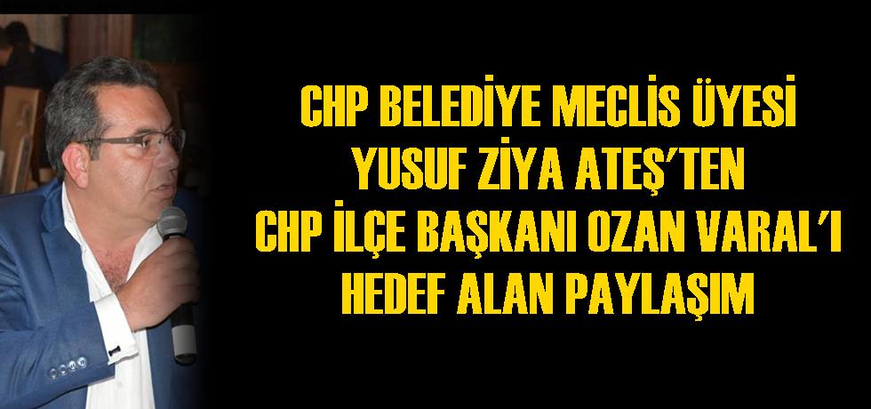 Tarsus Belediye Meclis Üyesi CHP’li Yusuf Ziya Ateş’ten Dikkat Çeken Paylaşım