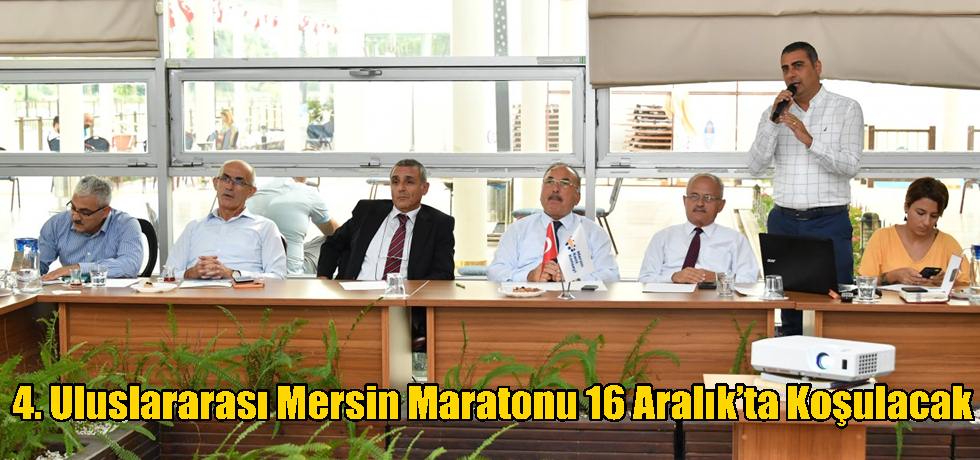 4. Uluslararası Mersin Maratonu 16 Aralık’ta Koşulacak