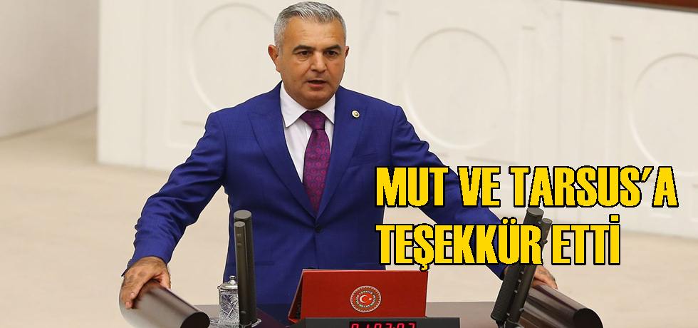 Mutlu Hemşerilerime ve Tarsuslu Hemşerilerime Teşekkür Ediyorum