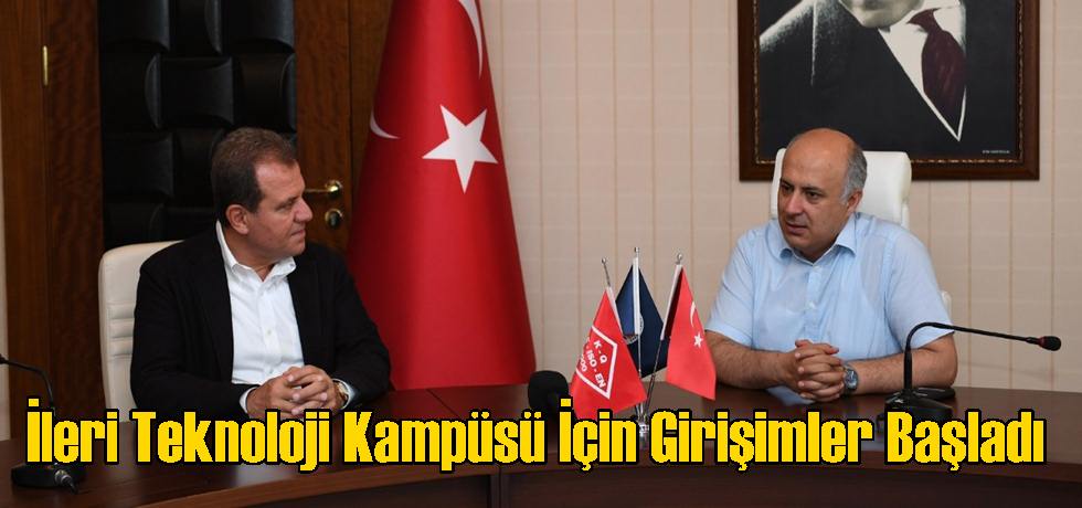İleri Teknoloji Kampüsü İçin Girişimler Başladı