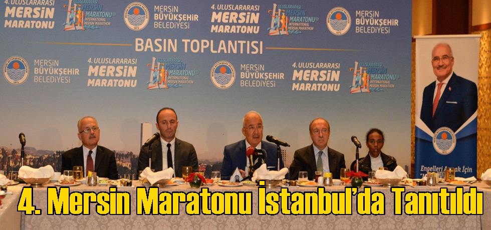 4. Mersin Maratonu İstanbul’da Tanıtıldı